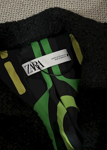 ZARA Düğmeli SİYAH Kadın Blazer Ceket - Görsel 2