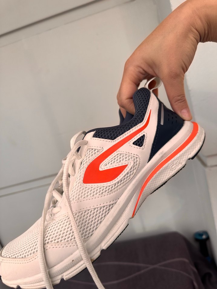 Decathlon Beyaz Renkli Bağcıklı unisex Spor Ayakkabı - Görsel 4