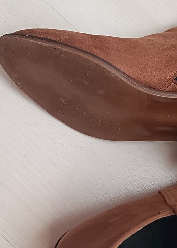 taba  Süet Kadın Botlar - Görsel 4