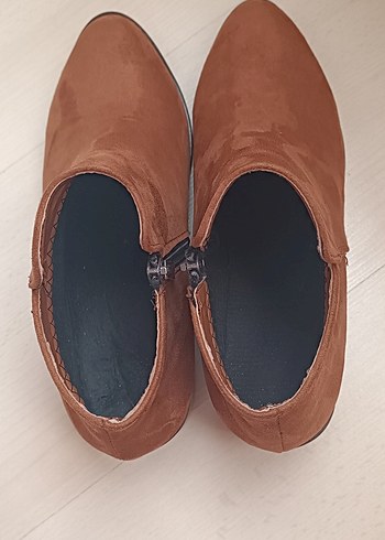 taba  Süet Kadın Botlar - Görsel 7