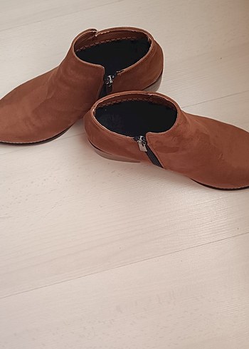 taba  Süet Kadın Botlar - Görsel 2