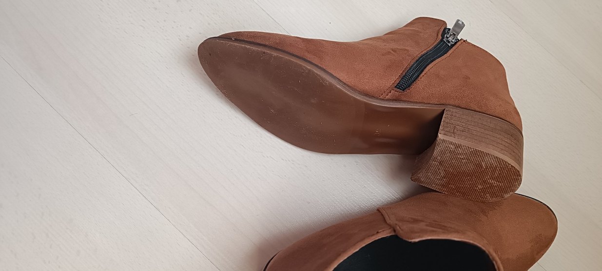 taba  Süet Kadın Botlar - Görsel 4