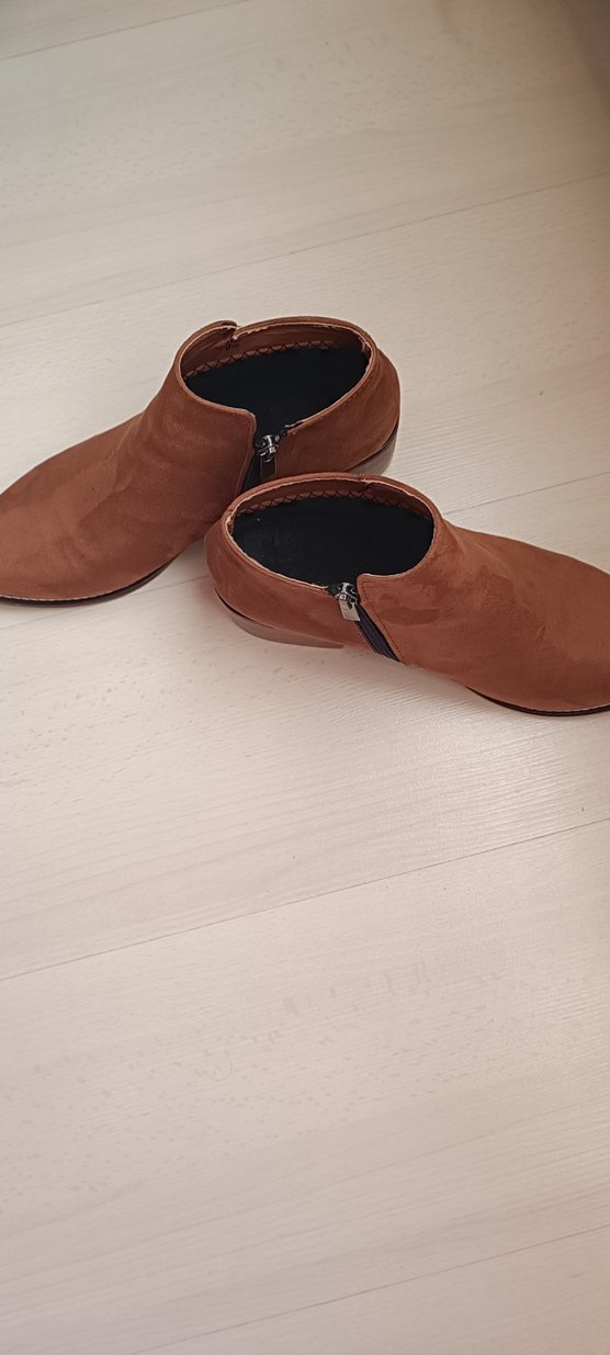 taba  Süet Kadın Botlar - Görsel 2