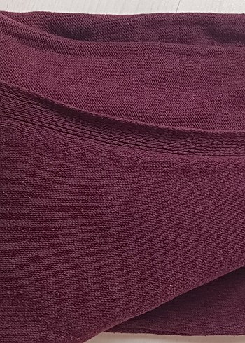 Bordo Düğmeli Kadın Midi Hırka - Görsel 3