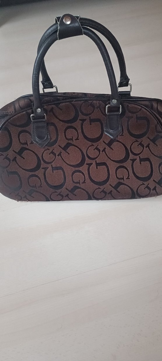 Kahverengi Deri Tokalı Kadın Çanta - Görsel 3