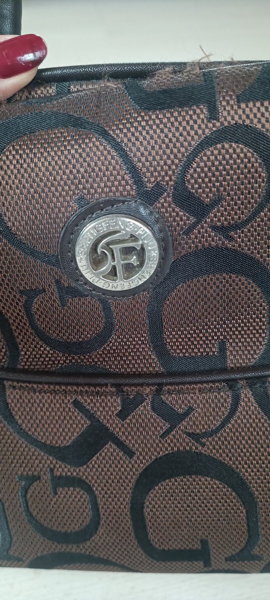 Kahverengi Deri Tokalı Kadın Çanta - Görsel 2