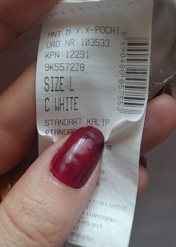 Beyaz Fermuarlı Polar - Görsel 6