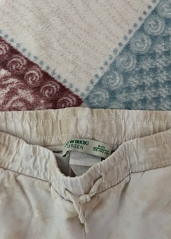 Beyaz Bağlama Desenli Rahat Kesim  Eşofman - Görsel 2