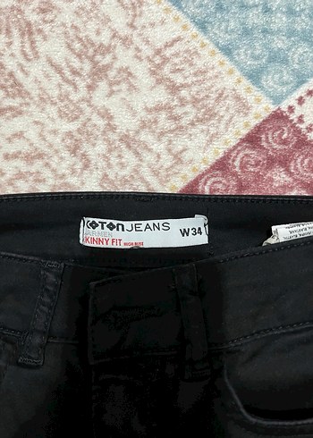 Siyah Kadın Midi Kumaş Pantolon - Görsel 2