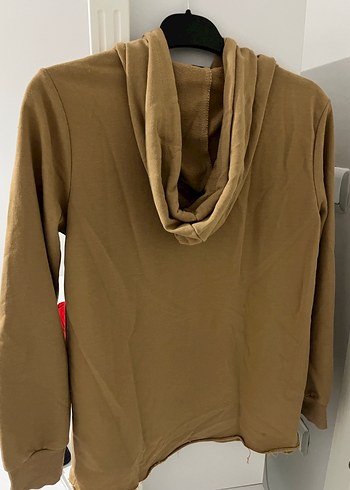 Kahverengi Kadın  Sweatshirt - Görsel 2