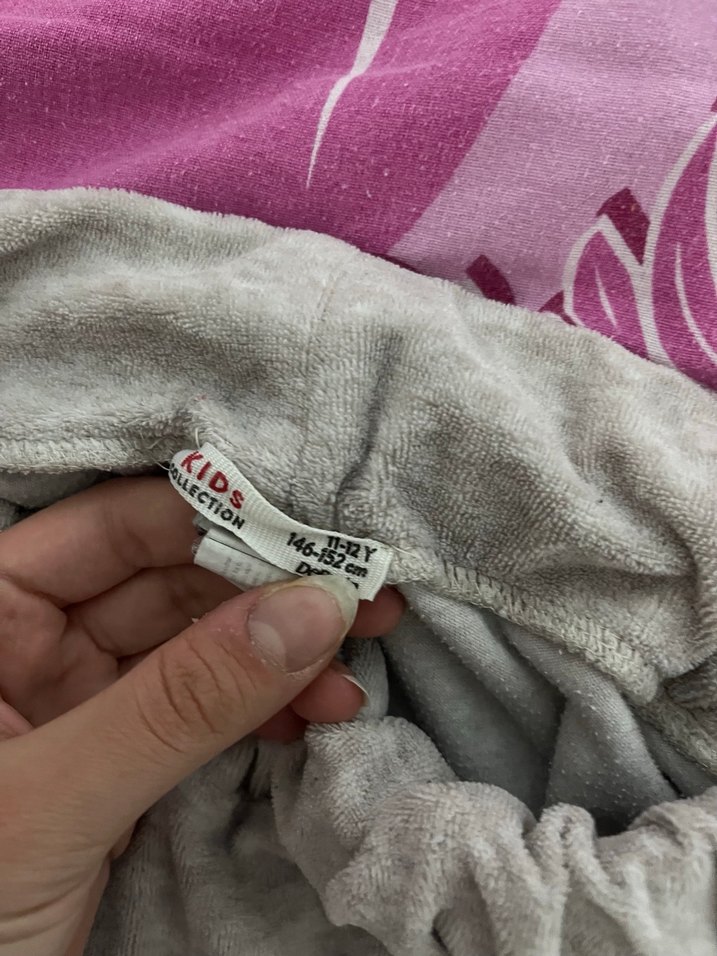 Kız çocuk kadife eşofman - Görsel 2