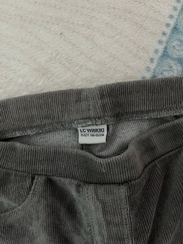 Kız çocuk kadife tayt - Görsel 2