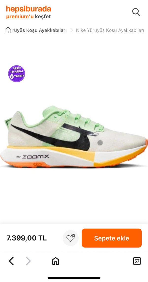 orjinal nike zoomx ultrafly trail racing - Görsel 2