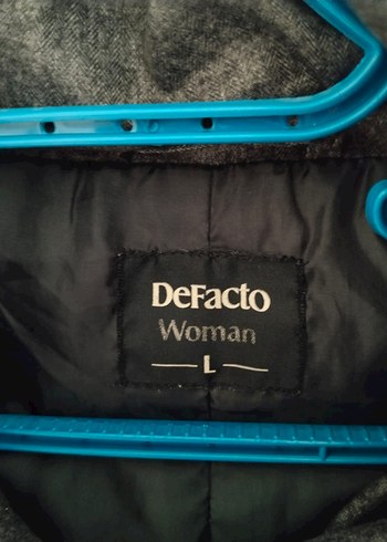 Gri Kadın Kısa Sıcak Mont - Görsel 6