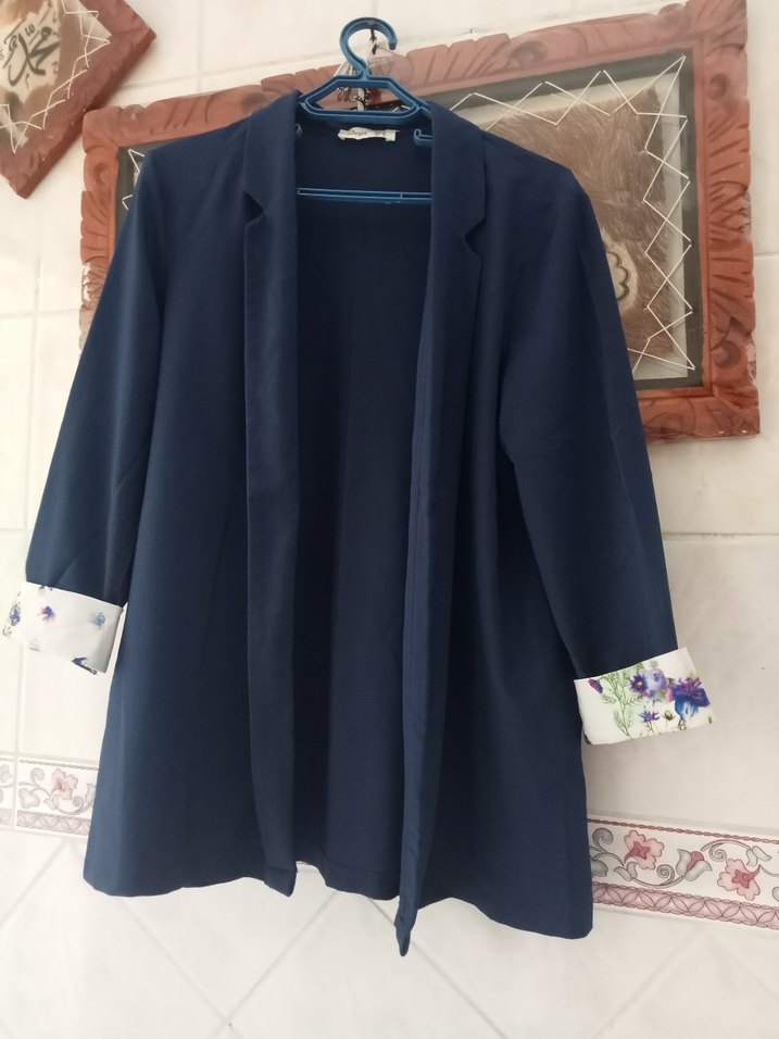 Lacivert Kadın Blazer Ceket - Görsel 4