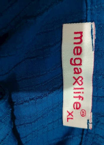 Düğmeli Lacivert Keten Uzun Kollu Gömlek - Görsel 3