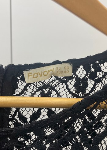 Siyah dantelli mini elbise - Görsel 4