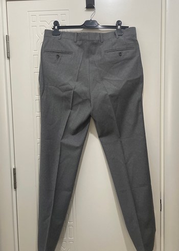 Gri Regular Fit Pilili Erkek Pantolon - Görsel 3