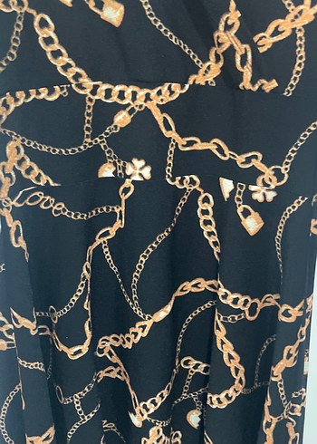 Zincir Detaylı Kadın Mini Elbise - Görsel 2