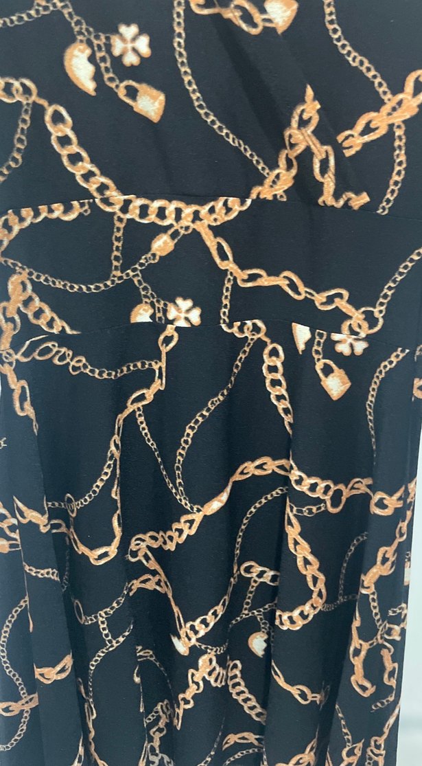 Zincir Detaylı Kadın Mini Elbise - Görsel 2