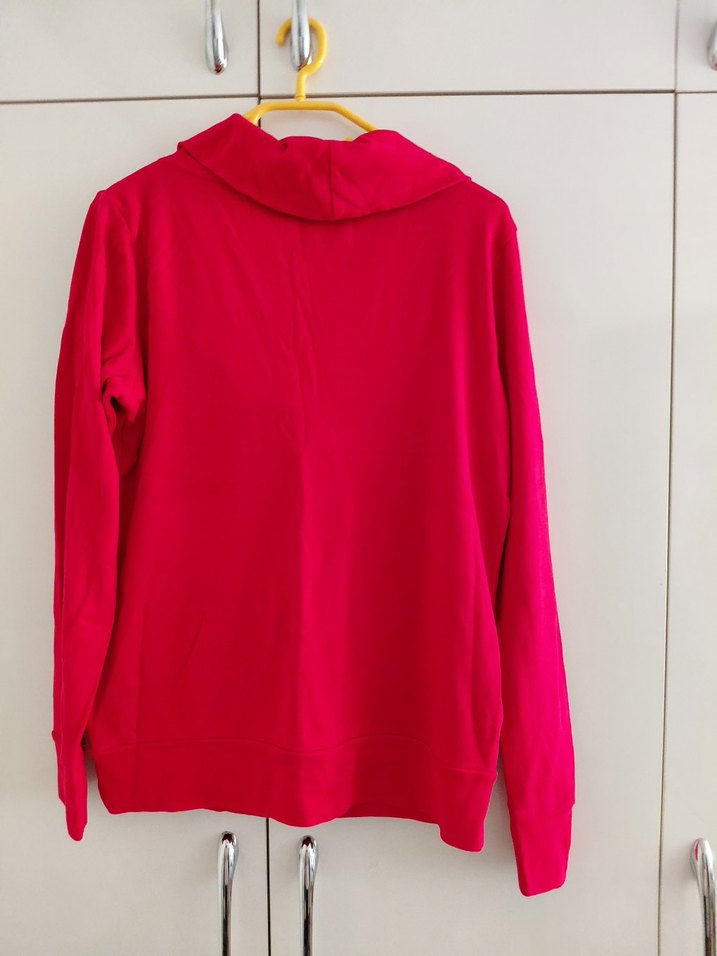 Kırmızı Uzun Kollu şık Tişört - Görsel 2