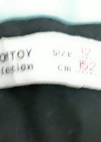 Kız Çocuk Siyah Fırfırlı Tişört - Görsel 4