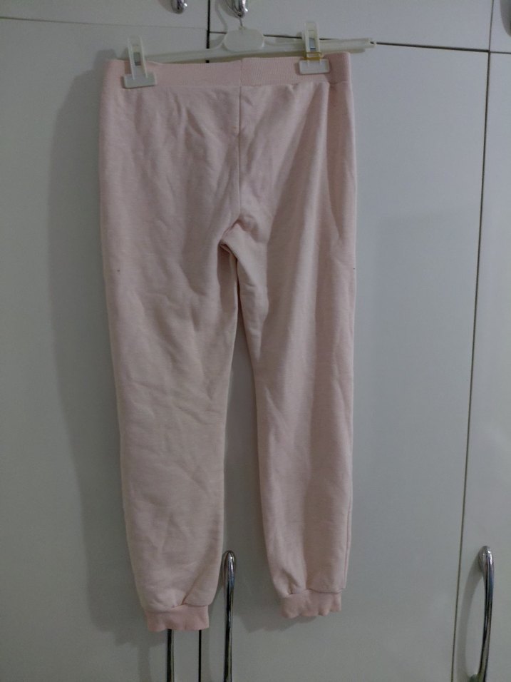 Kızlar için Pembe Rahat Kesim Eşofman Takımı - Görsel 4