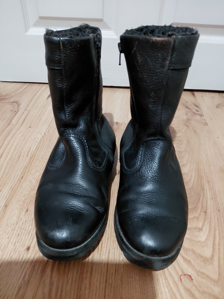 Deri Siyah Erkek Dizüstü Bot - Görsel 2