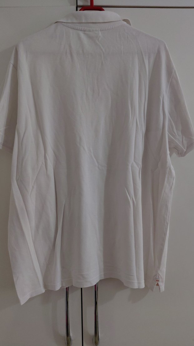 Beyaz At Baskılı Erkek Polo Tişört - Görsel 4