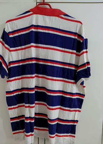 Çizgili Kısa Kollu Polo Yaka Erkek Tişört 64boy 76sm. - Görsel 2