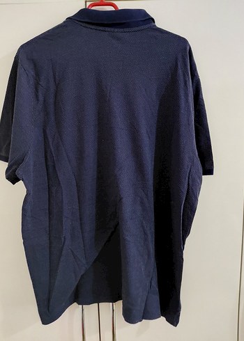 Lacivert Düğmeli Erkek Polo Tişört en 64 boy 75 - Görsel 3