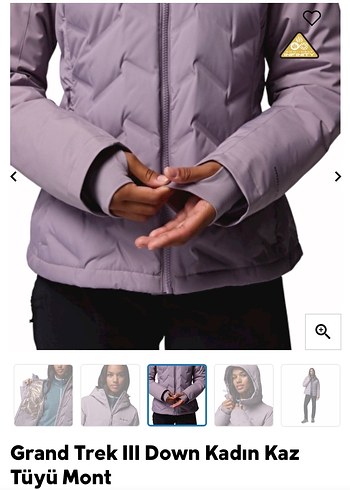 Columbia Grand Trek III Kadın M BEDEN SIFIR ETİKETLİ - Görsel 2