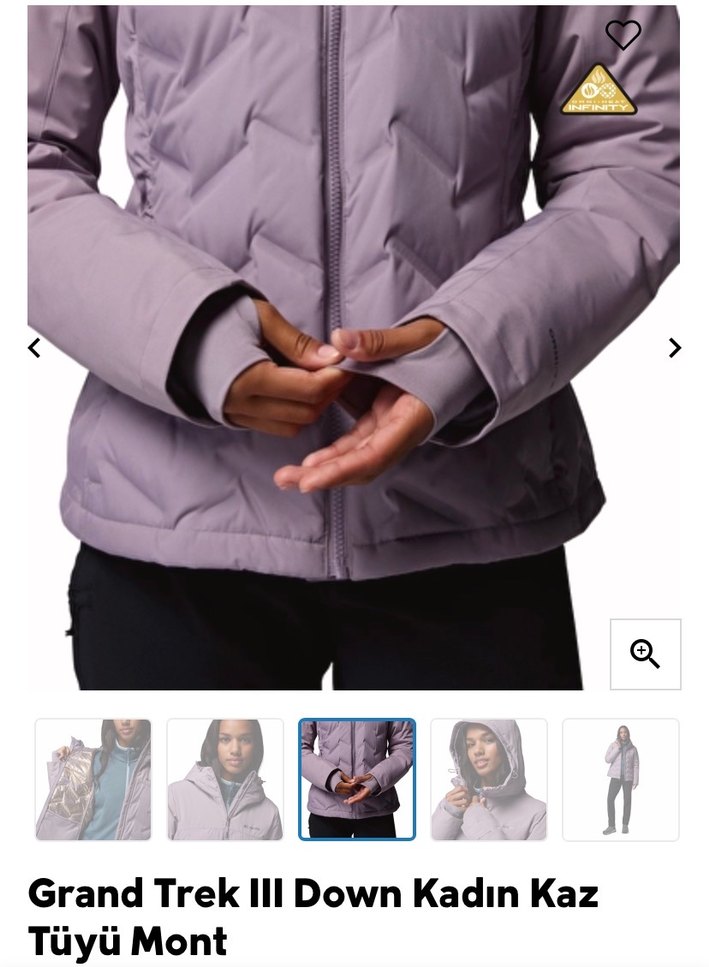 Columbia Grand Trek III Kadın M BEDEN SIFIR ETİKETLİ - Görsel 2