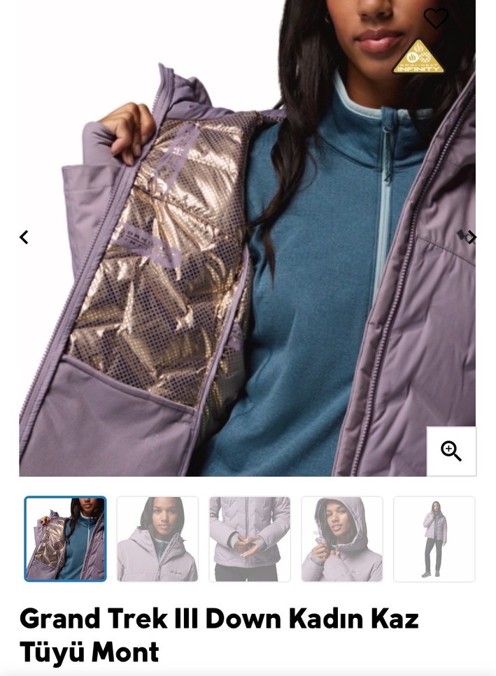 Columbia Grand Trek III Kadın M BEDEN SIFIR ETİKETLİ - Görsel 3