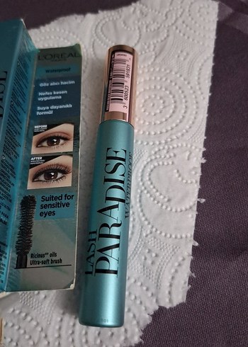 L'Oréal Lash Paradise siyah suya dayanıklı Maskara yeni ürün. - Görsel 6