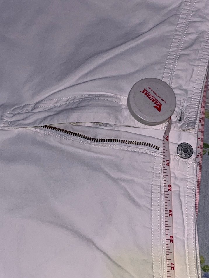 Beyaz Pamuklu Kadın Bermuda Şort - Görsel 5