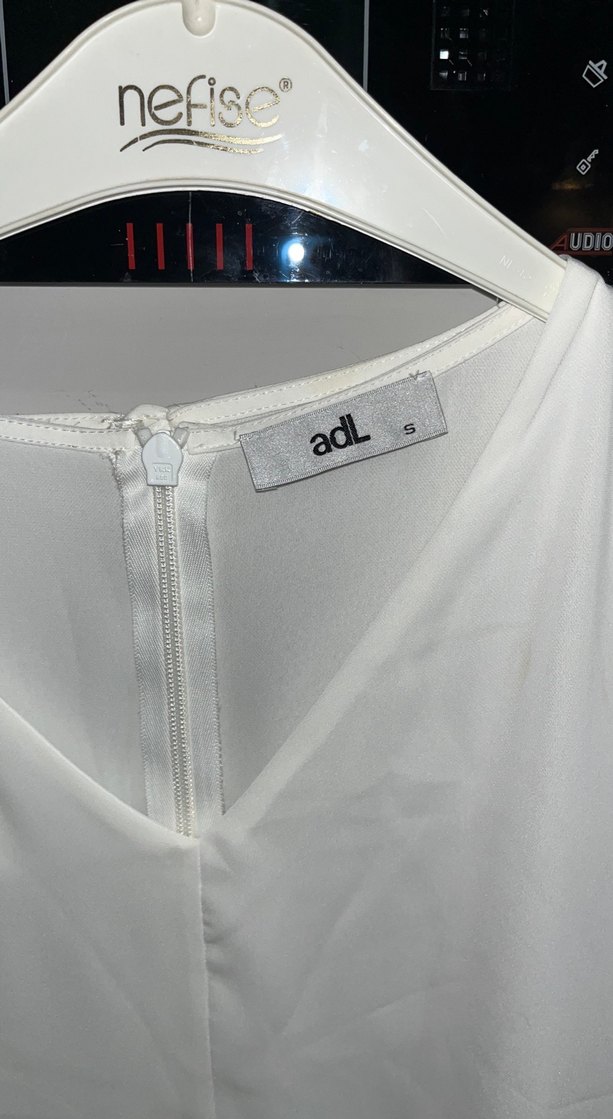 Kendinden kemerli piliseli elbise - Görsel 3