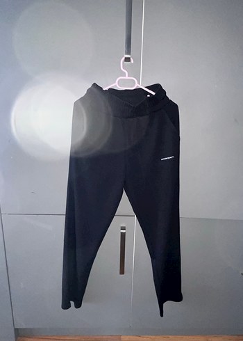 Siyah Rahat Kesim Kadın Eşofman Altı - Görsel 4