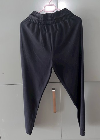 Siyah Rahat Kesim Kadın Eşofman Altı - Görsel 2