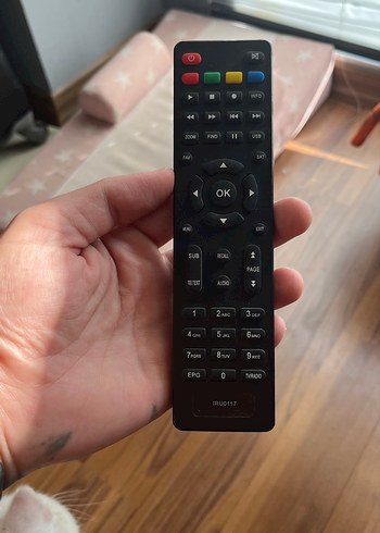 Uydu Alıcısı Kumandası Siyah - Görsel 2