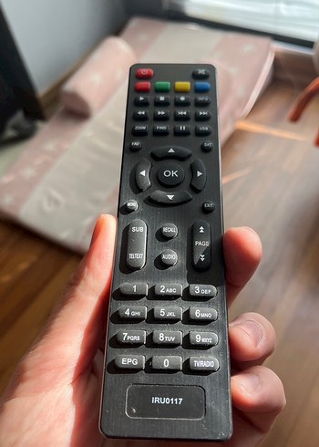 Uydu Alıcısı Kumandası Siyah - Görsel 3