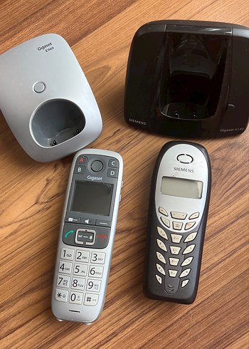 Gri Siemens ve Gigaset Kablosuz Telefonlar - Görsel 2