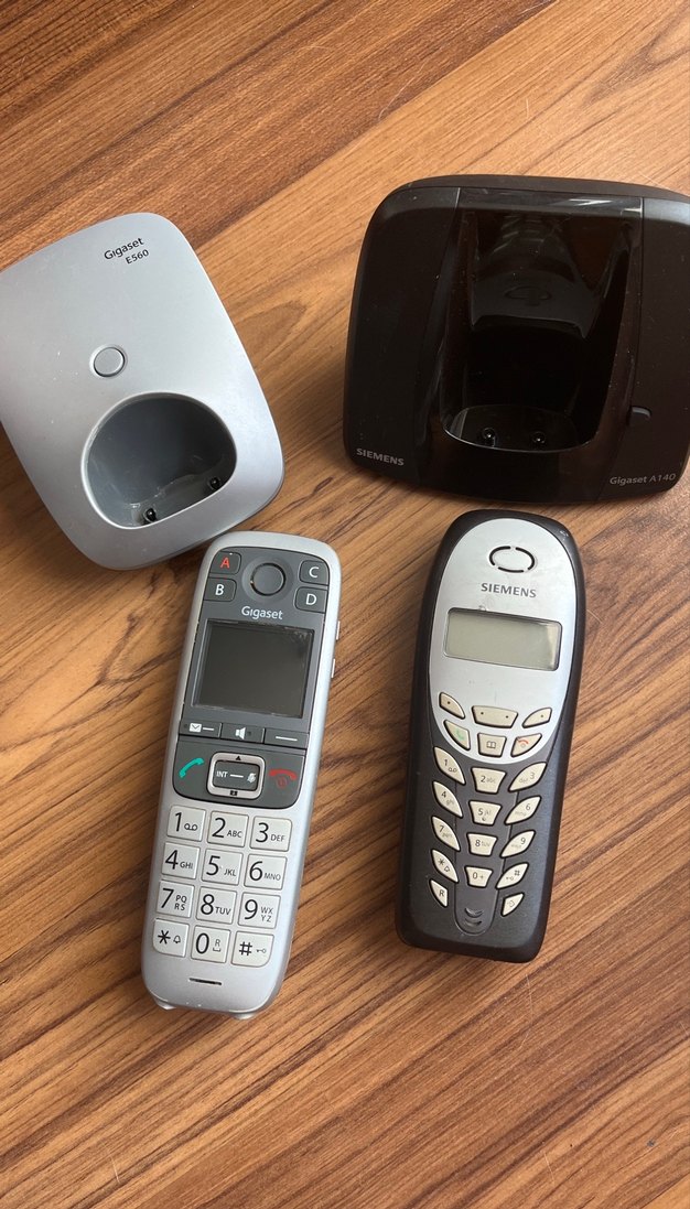 Gri Siemens ve Gigaset Kablosuz Telefonlar - Görsel 2