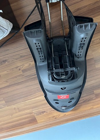 Hamax Çocuk Bisiklet Koltuğu Kırmızı-Gri - Görsel 6