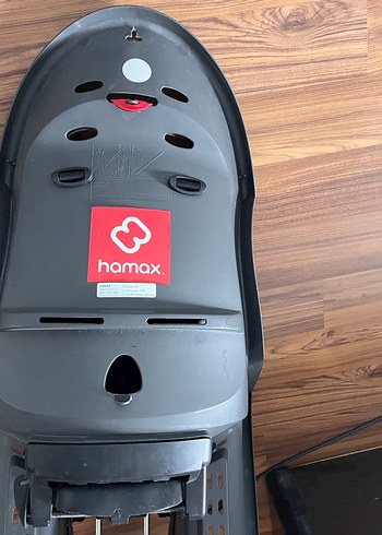 Hamax Çocuk Bisiklet Koltuğu Kırmızı-Gri - Görsel 7