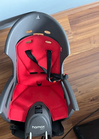Hamax Çocuk Bisiklet Koltuğu Kırmızı-Gri - Görsel 2