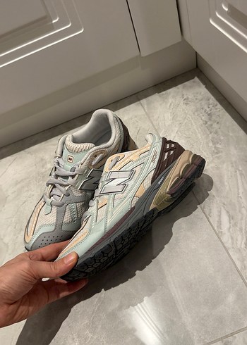 Bej Pastel Renkli Kadın Spor Ayakkabı - Görsel 3