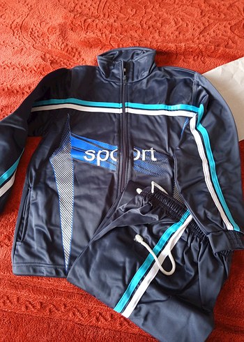 Erkek Mavi Fermuarlı Sweatshirt - Görsel 18