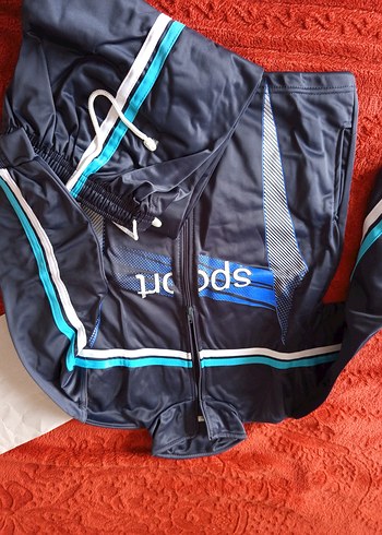 Erkek Mavi Fermuarlı Sweatshirt - Görsel 17