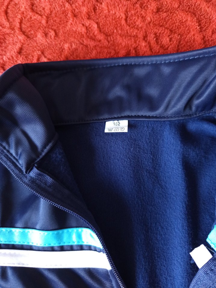 Erkek Mavi Fermuarlı Sweatshirt - Görsel 5